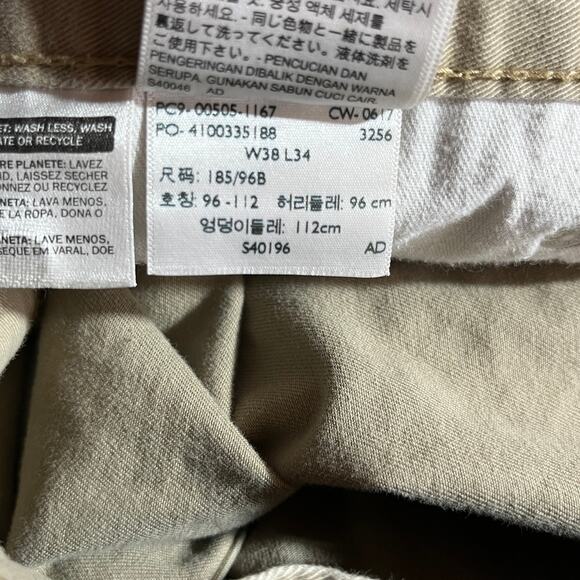 Levi's 505 Pants Mens Size 38X34 Brown Denim Regular Fit Straight Leg Casual - Picture 8 of 10